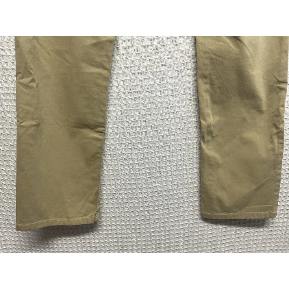 AG Adriano Goldschmied The Everett Slim Straight Leg Jeans Men 34x30 Beige/Tan